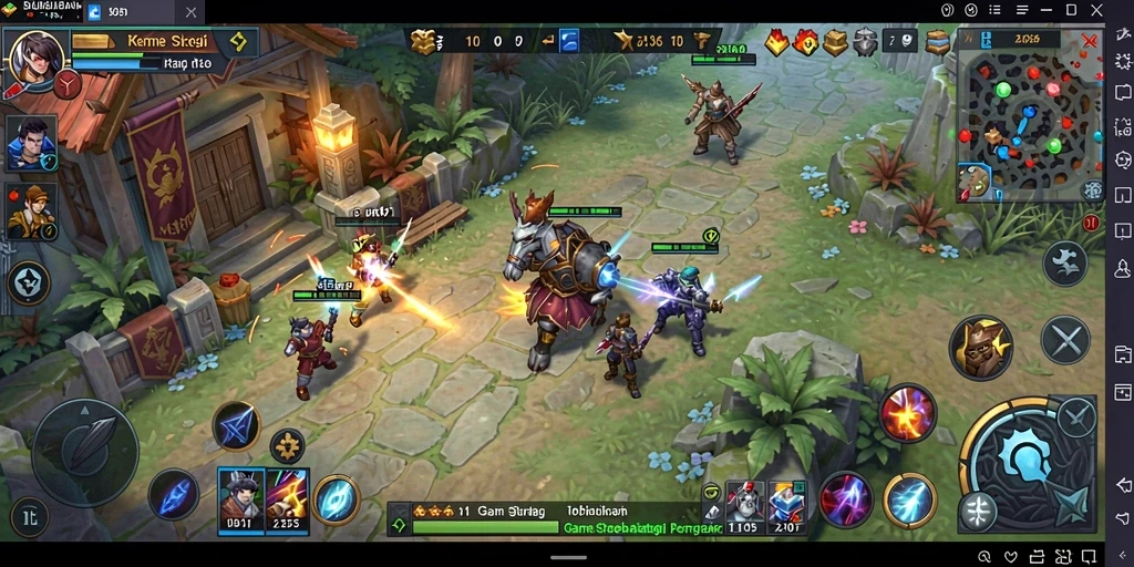 Tampilan gameplay SLG yang seru dan mendalam di BARU01.