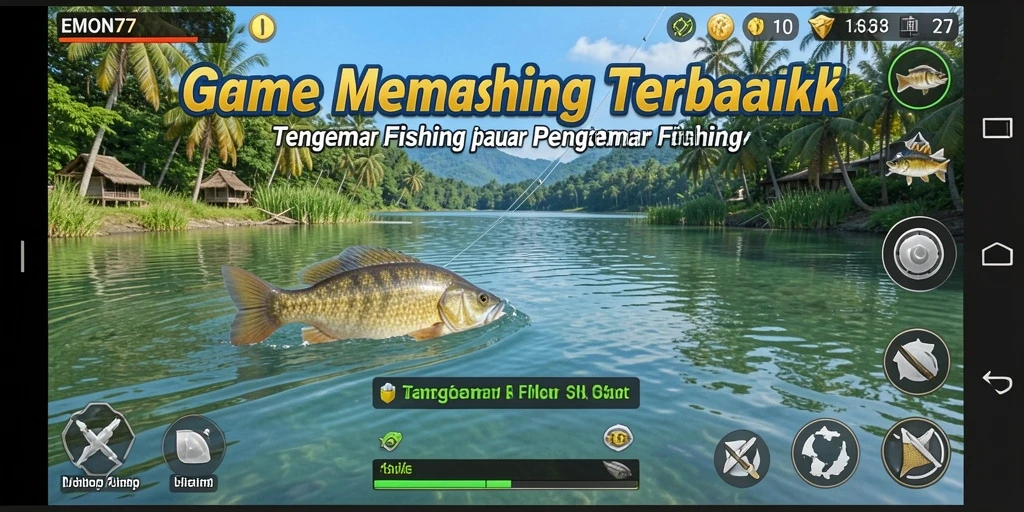 Gameplay EMON77 dengan suasana memancing yang realistis dan menarik.