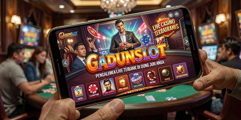 Tampilan gameplay menarik di GADUNSLOT Live Casino.