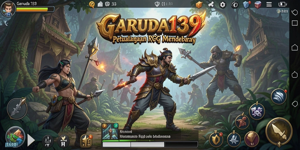 Tampilan gameplay RPG yang epik dan menantang.