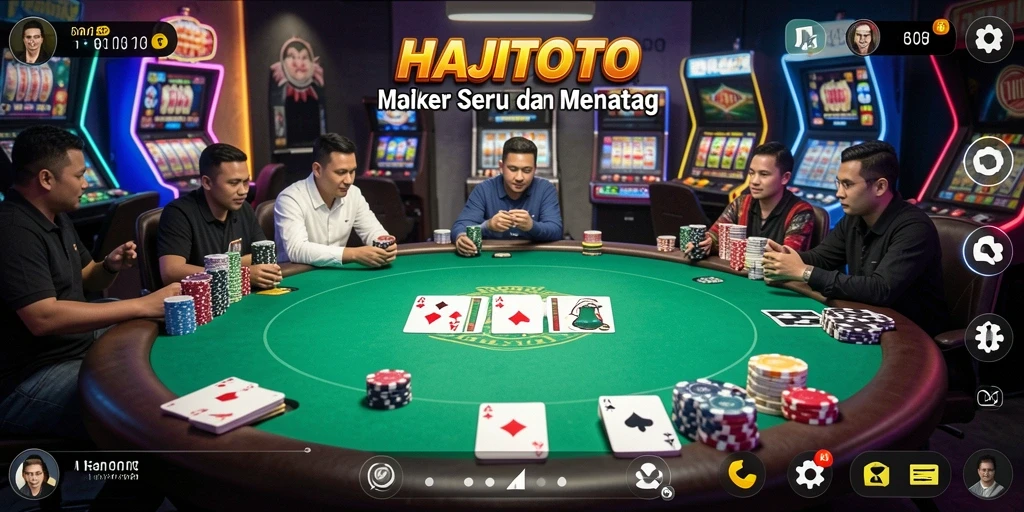 Gameplay seru di HAJITOTO dengan pemain poker lainnya.