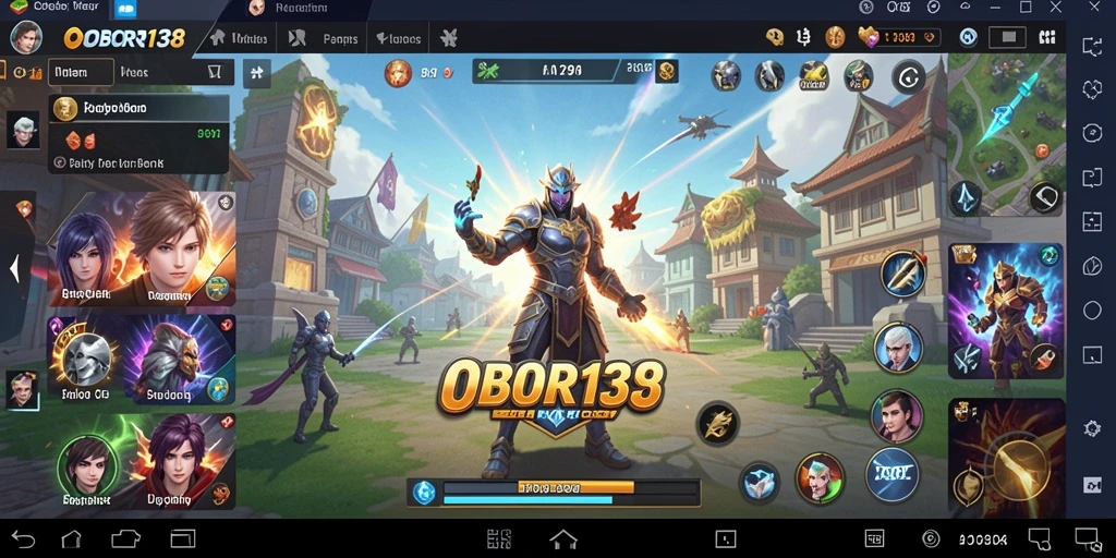 Tampilan antarmuka OBOR138 yang user-friendly dan informatif.