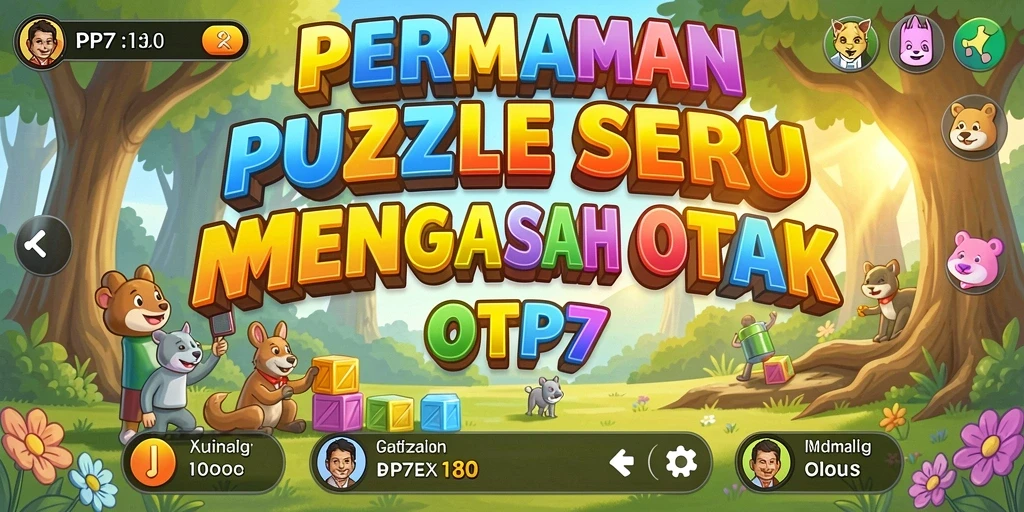 Tampilan gameplay yang memukau dalam permainan Puzzle.