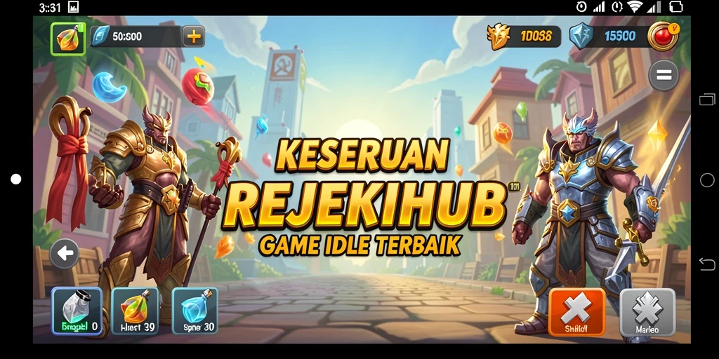 Tampilan gameplay seru REJEKIHUB yang nyaman dan menarik.