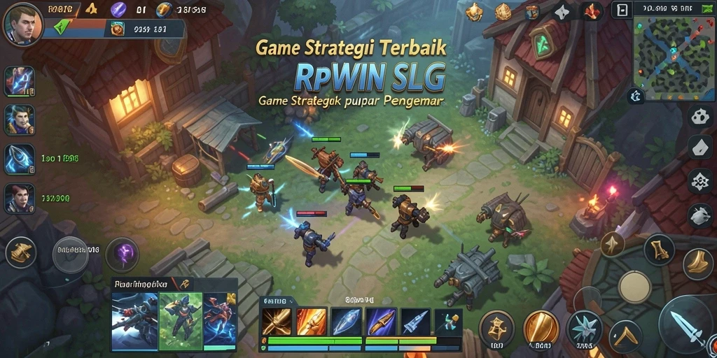 Tampilan gameplay RPWIN yang menegangkan dan strategi yang mendebarkan.