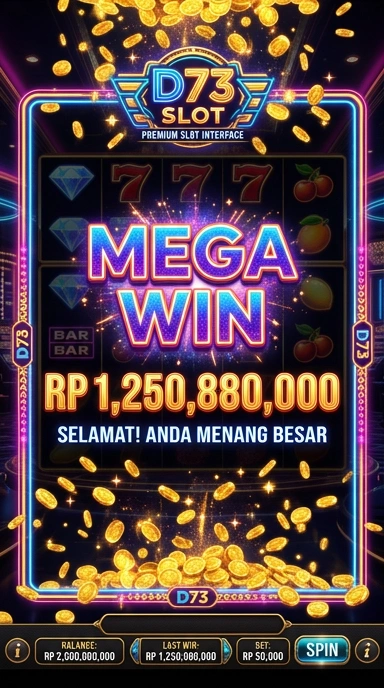 Tampilan antarmuka pengguna d73 yang menarik dan mudah digunakan.